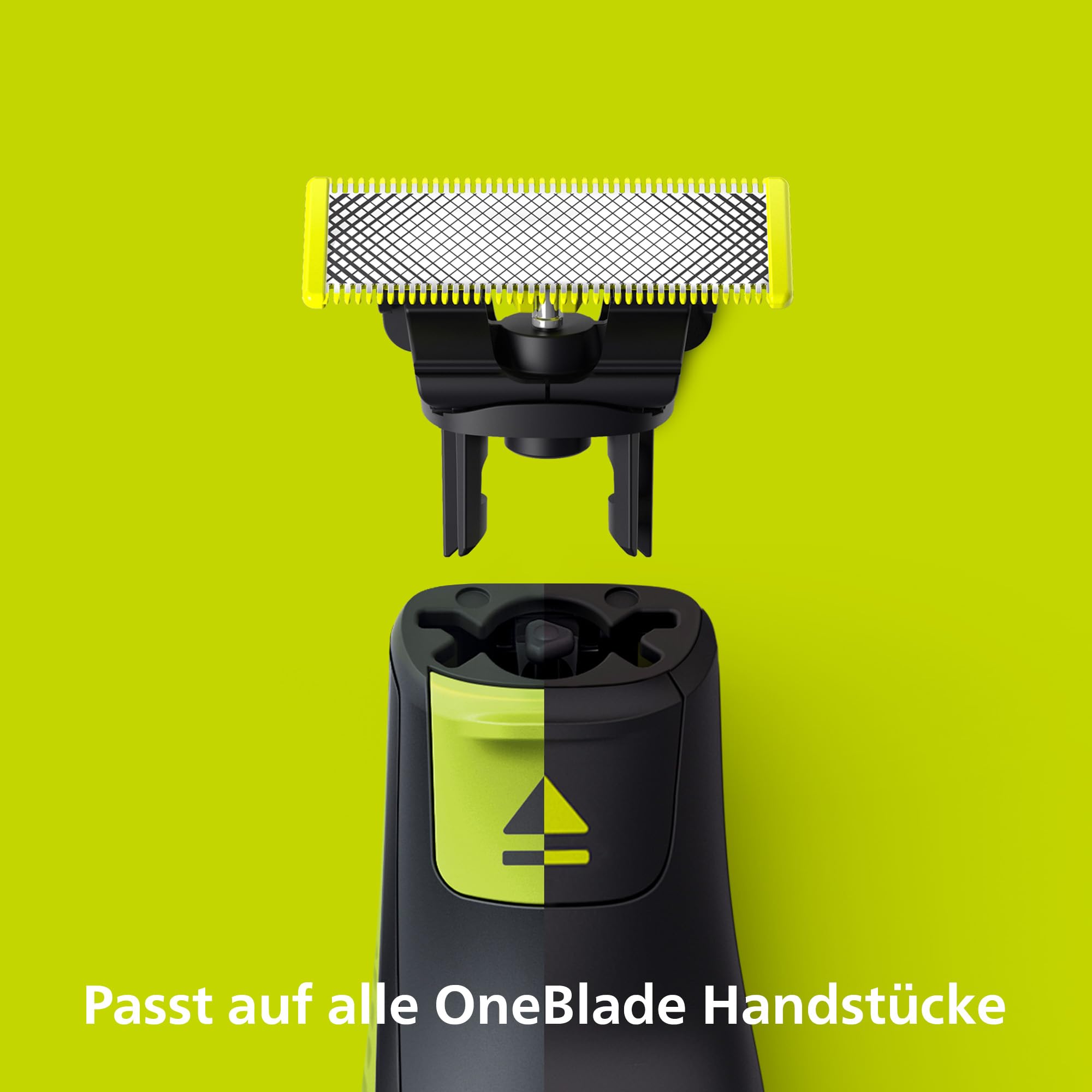 Philips OneBlade Original Klingen - 5x Original-Ersatzklingen, Trimmen und Rasieren im Gesicht und am Körper, QP250/50 5