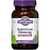 Oregon's Wild Harvest Non-GMO American Ginseng Capsules, 50 Count