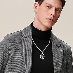DOTBJ Saint Michael Necklace 925 Sterling Silver