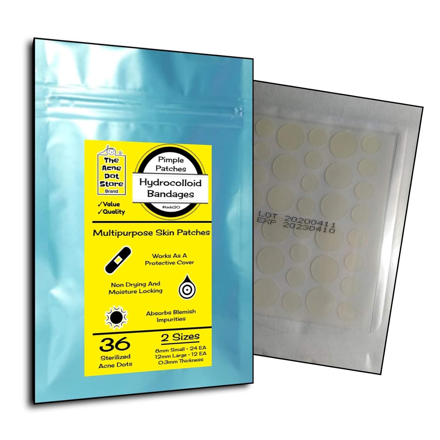 [36] Acne Dot Pimple Patches [SMALL/LARGE] Cystic Acne