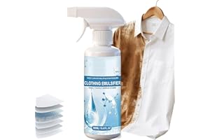 Clothing Emulsifier, Clothing Emulsifier Stain Remover, Powerful Fabric Cleaner for Clothes Care, Gentle on Most Fabrics for 