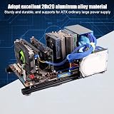 Fdit ATX Open PC Test Bench Case MATX Motherboard Open Air Bracket Aluminum view 2