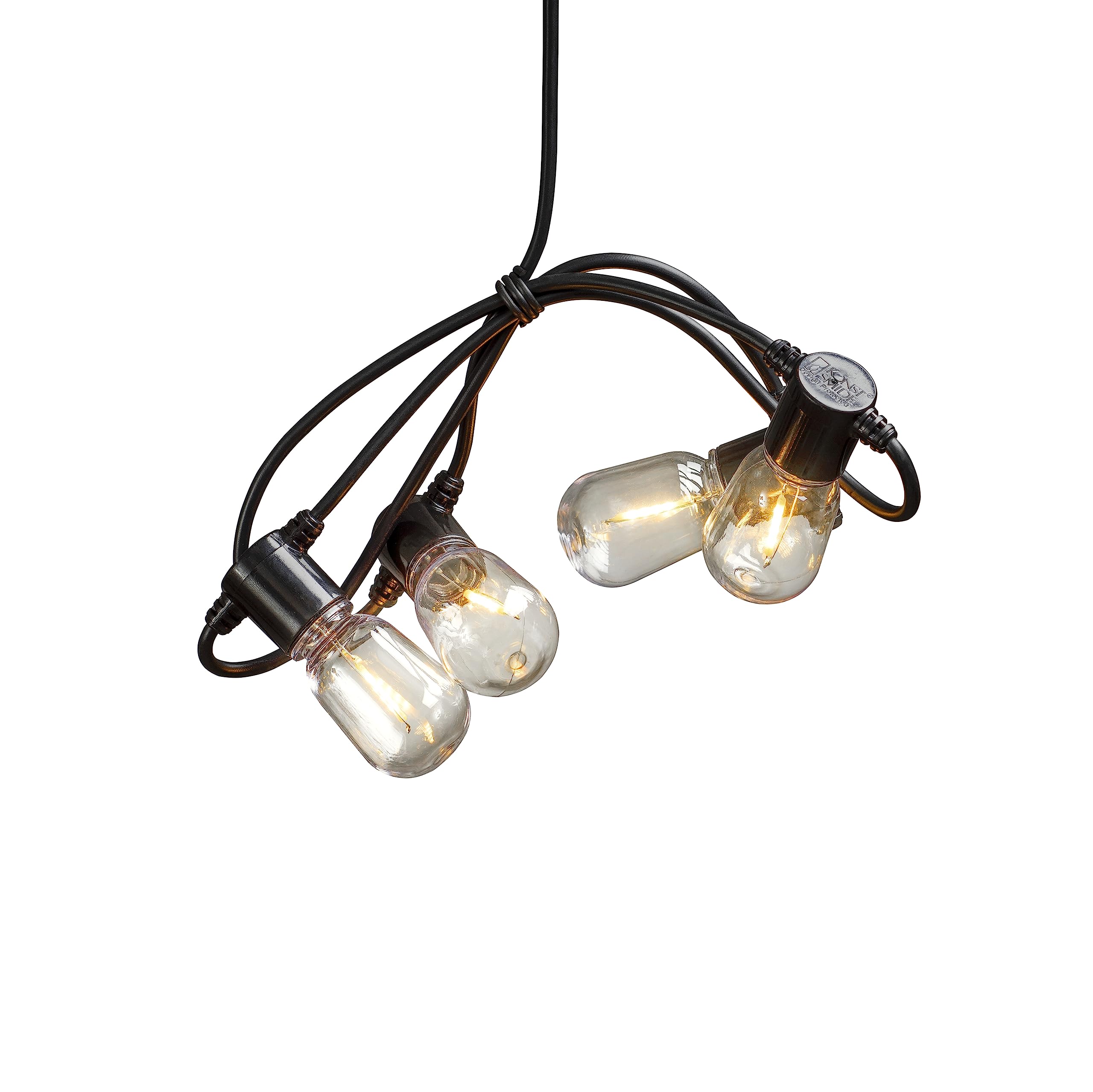 Konstsmide Outdoor Garden Lights/String Lights Mains Powered 4.75m Shatterproof 20 LED Bulbs Dimmable