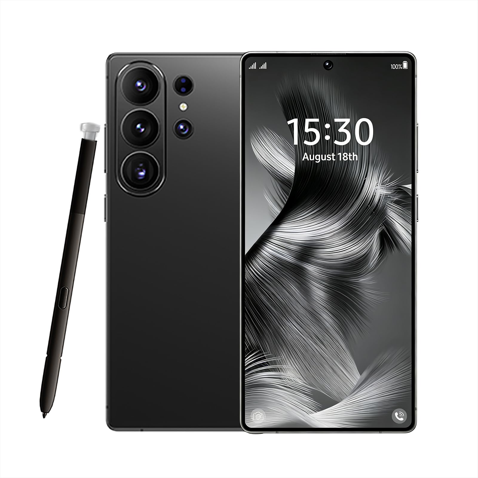 SHUNXINHANG S26 Ultra 5G Unlocked Android Phone, Built in Pen, Android 16 Phone, 6.9” 120Hz + Display,16GB+512GB Smartphone, 108MP Camera, 7000mAh Battery, Support Face ID/Dual SIM/GPS-Black