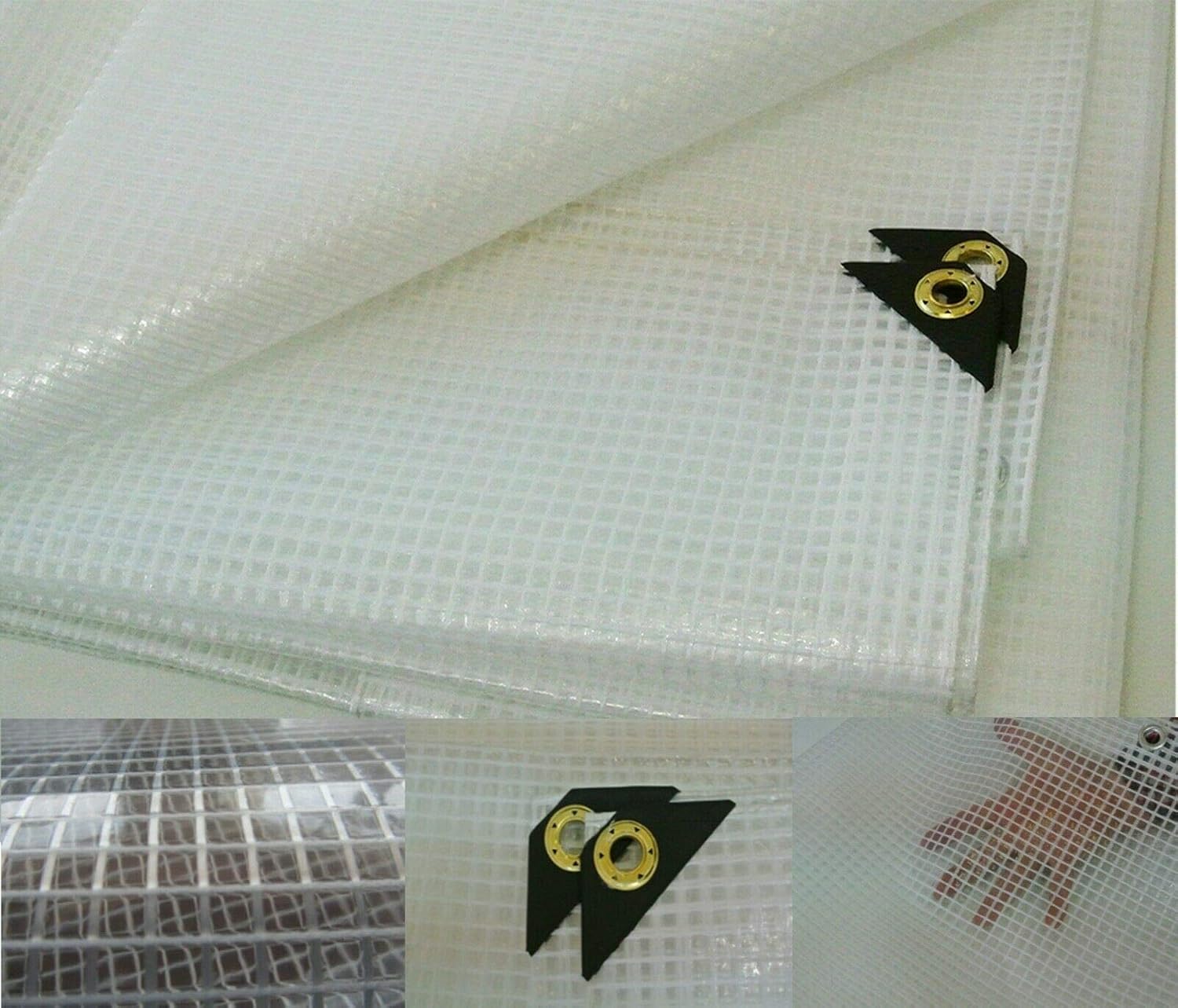 Patio, Lawn & Garden Tarps 6 x 12 Clear Heavy