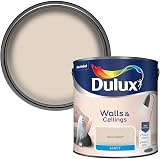 Dulux Walls & Ceilings Matt Emulsion Paint Natural Hessian 2.5L