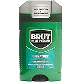 BRUT Signature Scent Antiperspirant and Deodorant - Scented Deodorant Stick for Men - Powerful Sweat Protection - Eliminates Odors - 2.7 oz