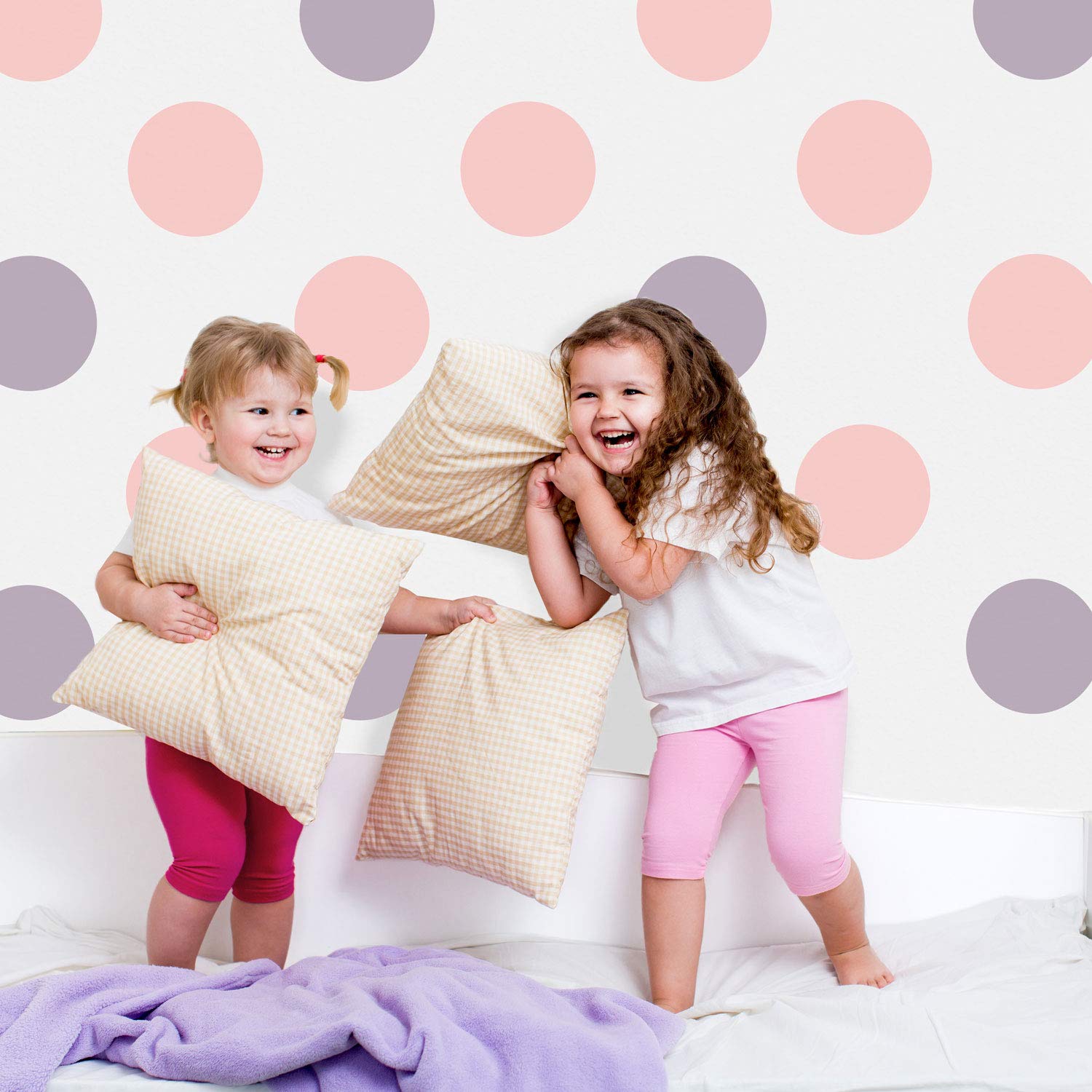 Circle Wall Stickers | Lots of Colours Options Available | Perfect for a Baby's Nursery or Child's Bedroom