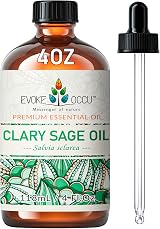 EVOKE OCCU Clary Sage Essential Oil 118ml Pure Salvia sclarea 4 fl oz