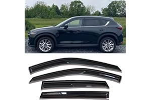 JUUCELY Side Window Visors rain Guards Vent Deflectors Compatible with Mazda CX-5 CX5 2017-2025, Vent Deflector Window Rain Guard Sun Shade Visors, Car Accessories 4PCS