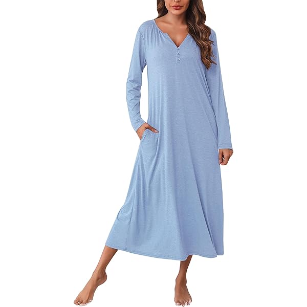 Long Sleeve Nightgown For Women Sphagetti Strap Dresses Marvmys