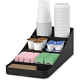 Mind Reader Trove Coffee Condiment Organizer, One Size, Black