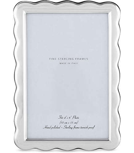 Amazon.com - Argento SC Scalloped Sterling Silver Picture Frames
