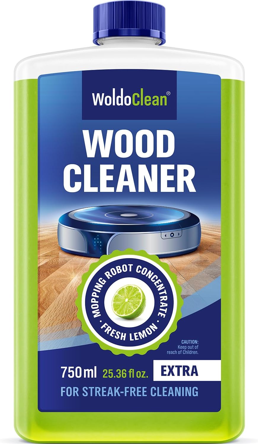 WoldoClean Floor Cleaner for Mopping Robots 750ml – Wood Parquet Laminate