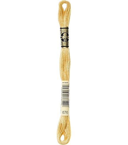 Amazon.com: DMC 283Z Metallic Embroidery Thread, 43.7-Yard