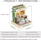 CUTEROOM DIY Miniature House Kit with Furniture and LED Dessart Time view 2