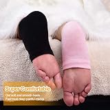 CGBOOM Moisturizing Gel Heel Socks 2 Pairs Toe Open Soft Ventilated view 4