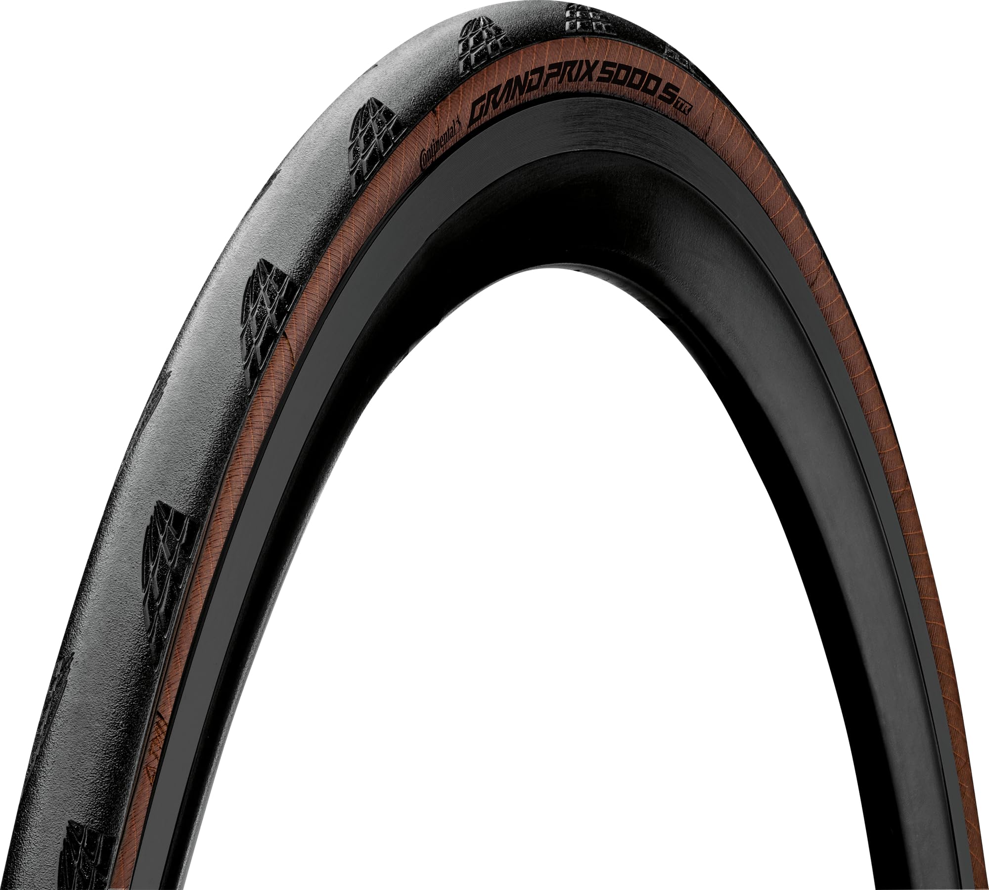 Photo 1 of Continental Grand Prix 5000 S TR - Black/Transparent - Tubeless Road Bike Tire | Fast, Light, Durable - BlackChili, Vectran Breaker, LazerGrip, Active Comfort Technology 700x30