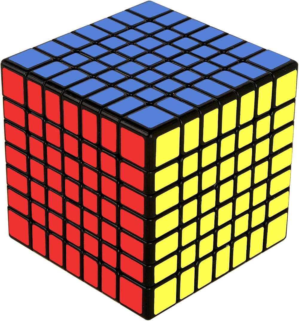 ROXENDA 7x7 Speed Cube Original Vivid Color Sticker ABS Durable