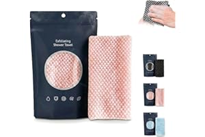 Hexagon Weave Towel, Japanese Hexagon Weave Exfoliating Towel, 2-in-1 Exfoliatings Washcloth Travel Gentle Sensitive Skin Tow