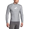 Kanu Surf Platinum Rashguard UPF 50+ Sun Protection Long Sleeve Swim Shirts for Men-Premium Rash Guard for Men