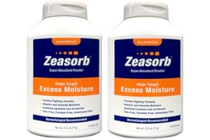 Zeasorb Prevention Super Absorbent Powder, Foot Care, 2.5-Ounce Bottles (Pack of 2)