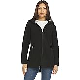 Swiss Alps Womens Lightweight Full-Zip Polar Soft Fleece Jacket Long-Sleeve Outdoor Coat with Pockets for Fall Winter