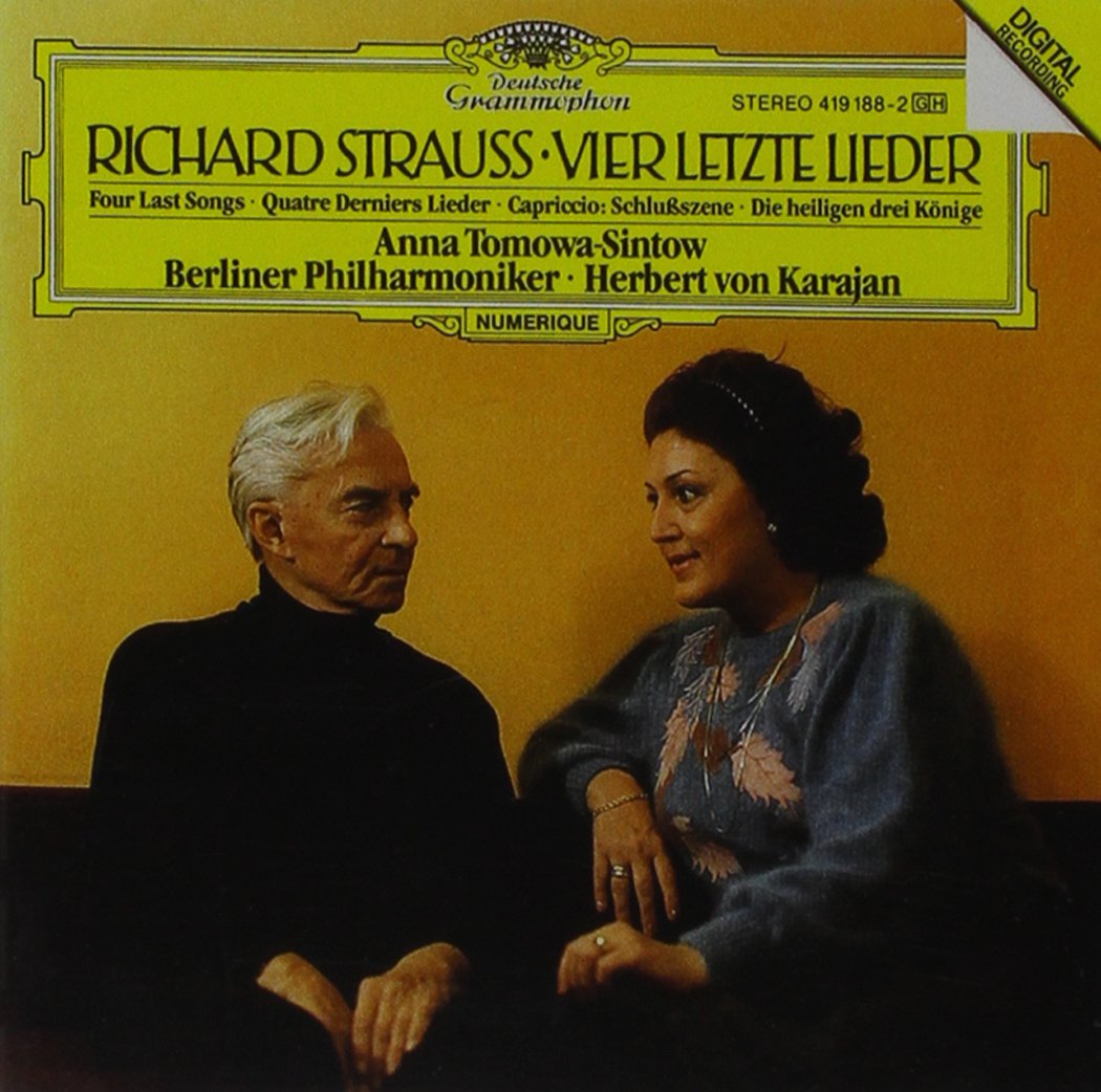 4 Last Songs/ 4 Letzte Lieder Anna TomowaSintow, Karajan, Richard