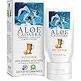 Aloe Cadabra Flavored Personal Lubricant and Vaginal Moisturizer, Organic Edible Aloe Lube for Men, Women, Non-Staining, pH Balanced, (Butter Rum, 2.5 Ounces, 1 Pack)