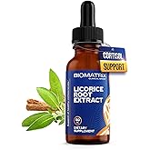 BioMatrix Licorice Root Extract (1200 Drops 2 fl. oz) More Active Ingredient Than Competing Brands (0.87 mg Glycyrrhizin per Drop), Less Doses Needed, Concentrated, Raise Cortisol, Energy
