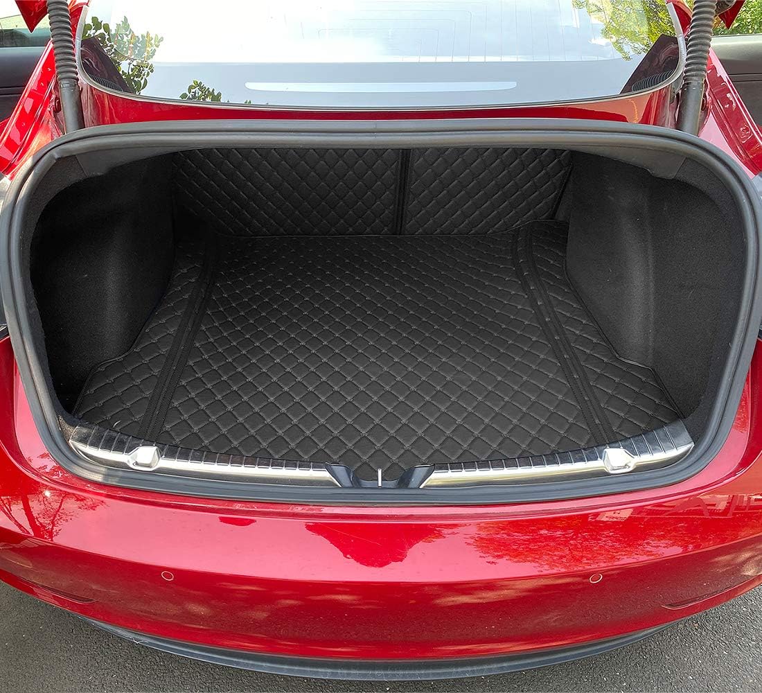topfit Model 3 Trunk Mats Front Rear Trunk Cargo Liner Trunk Boot