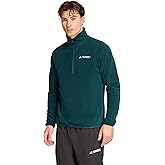 adidas mens Terrex Multi Essentials Half-zip Fleece Hiking Jacket