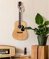 CAHAYA CY0297 Guitar Wall Mount Hanger 13kg Load, Smiley U-Shaped 5 Picks view 7