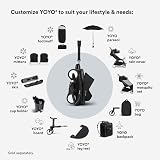 Stokke YOYO 6+ Colour Pack Black Seat Fabric UPF 50+ Canopy Peekaboo view 7
