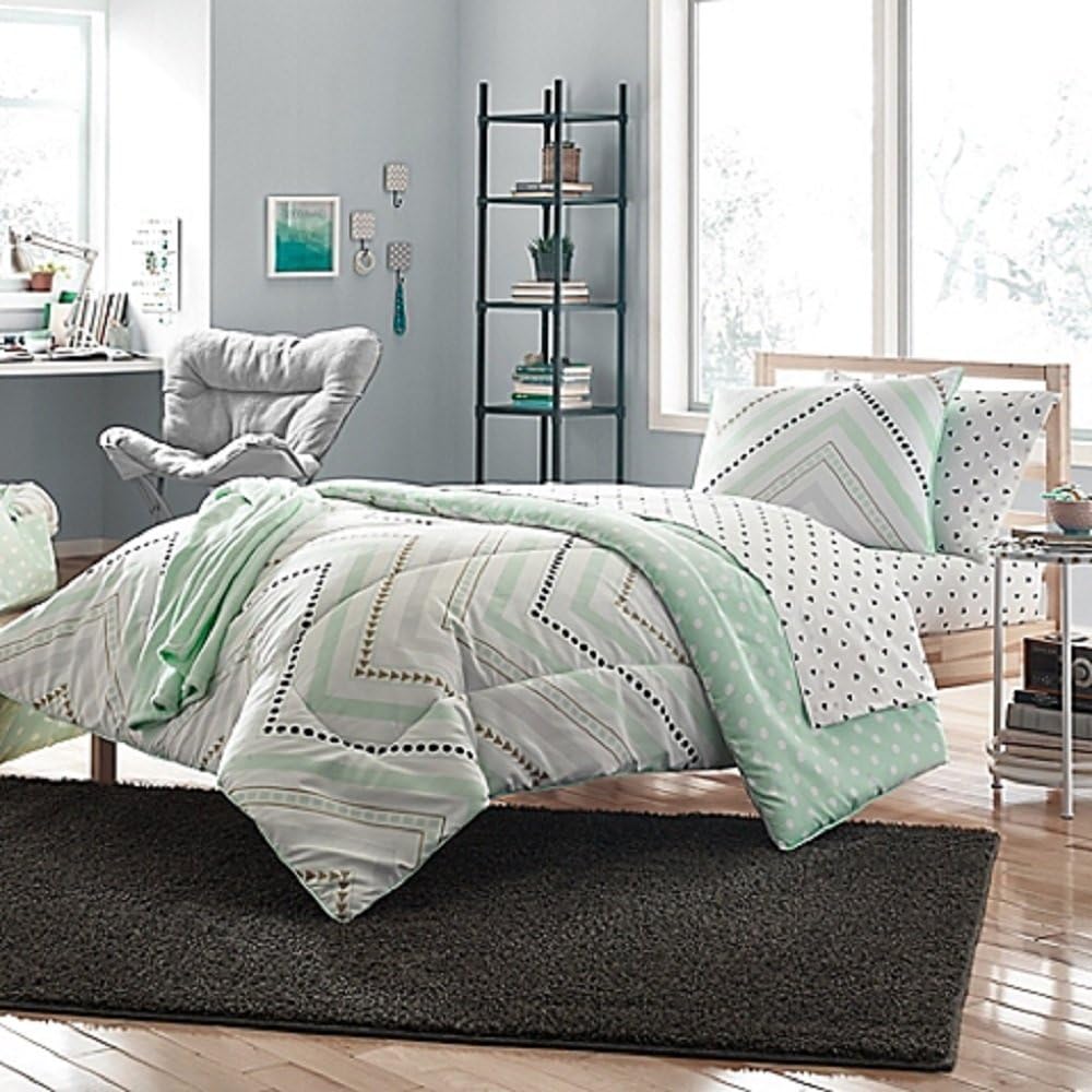 Calico Mint Twin Xl Comforter