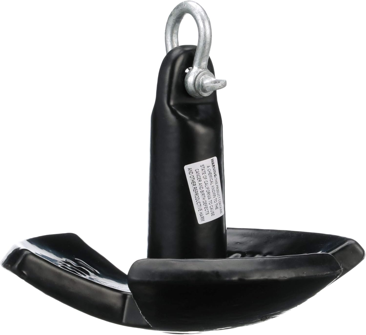 Seachoice 41510 River Anchor – Vinyl-Coated Cast Iron – with Large Rope Eye – Galv. Anchor Shackle – Black – 15 Pounds : Boating Anchors : Sports & Outdoors