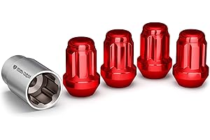White Knight 40700SRDT Red Wheel Lock, 4 Pack