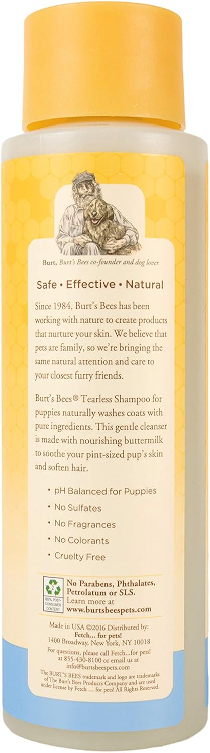 burt s bees for puppies tearless shampoo with buttermilk instacart