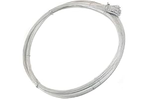 AWIORETON RETON-PPE Baling Wire 14 Gauge 14 Feet 50PCS,Bale Wires Ties Galvanized Steel Wire Bulk,Heavy Duty Bailing Wire Roll 50 Count Bundle Single Loop,HIGT Strength Emergency Bailing Wires for Cardboard