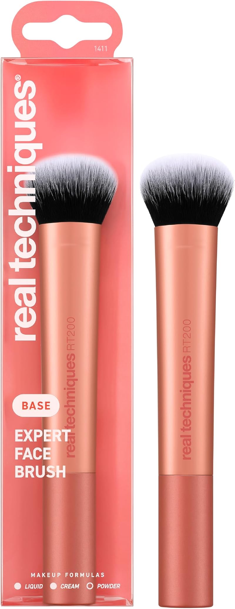 Real Techniques Expert Face Makeup Brush Liquid Cream Foundation Blush Bronzer