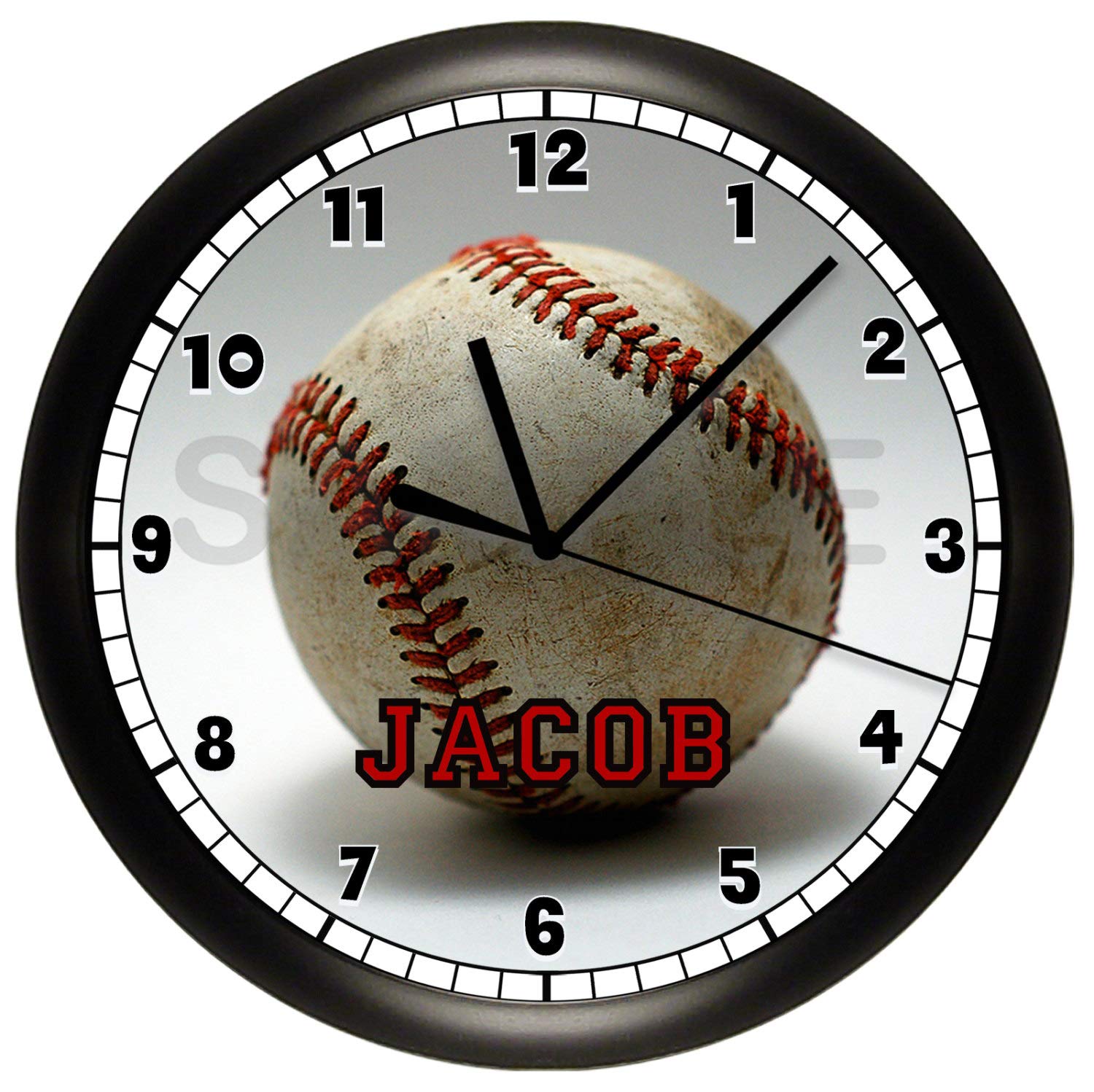 Amazon Com Susie85electra Personalized Baseball Wall Clock