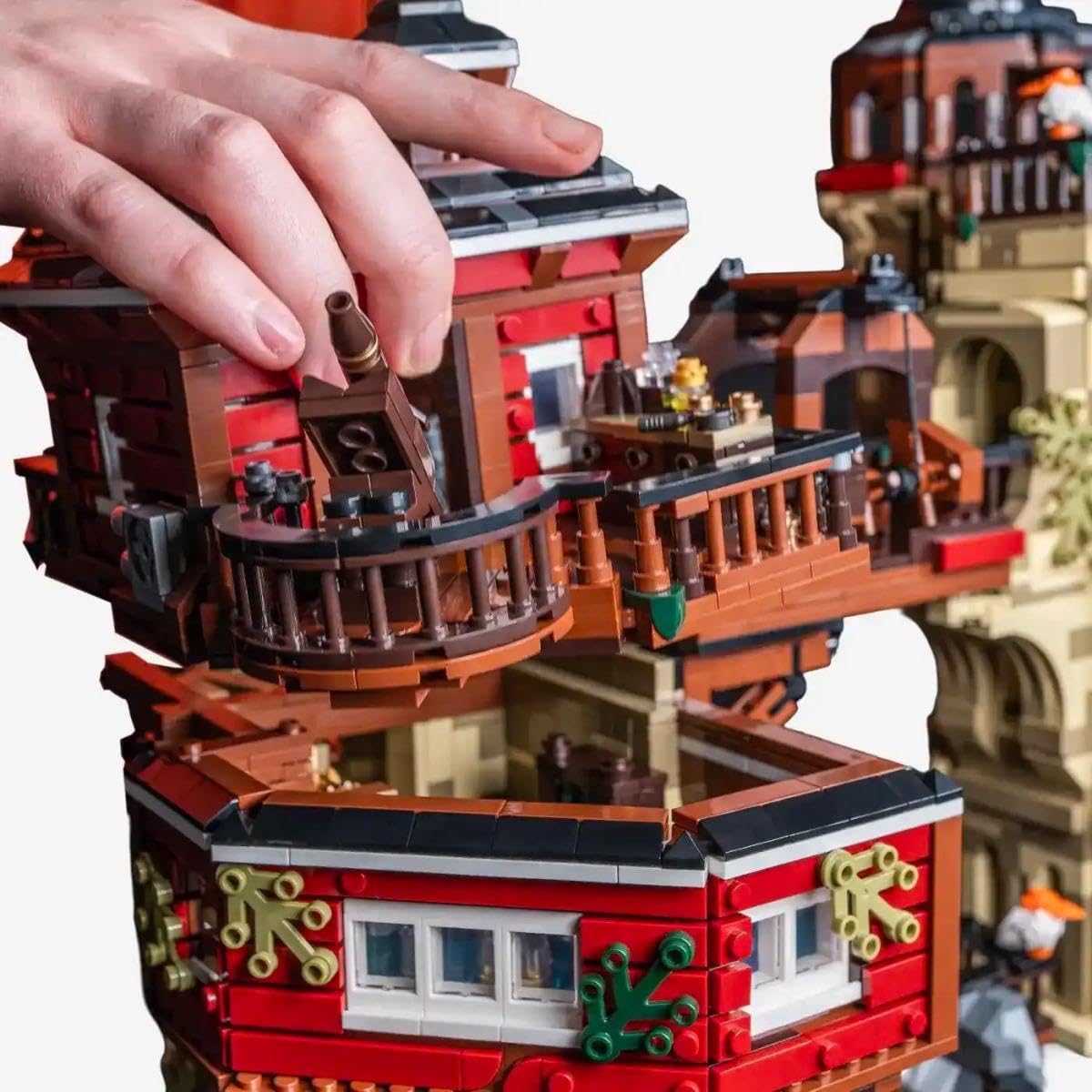 BlueBrixx Pro 108075 – Kraftwerk des Astronomen, 5350 Klemmbausteine, Astronomen Set, Geschenk für Architektur Fans, Standardsteine, Bausteine der Astronomen-Serie 5