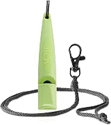 ACME Dog Whistle No. 210.5 Update 2023 with Free Band Matte Black Lime Green