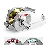 MrArm Privacy Indicator Lock and Lever, Large Grade