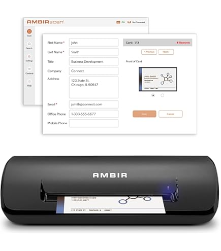Amazon.com: PenPower WorldCard Pro Business Card Scanner (Win/Mac