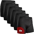 DANICH ENDURANCE Men's Active Underwear, Sports Performance Boxer Briefs, 6-Pack