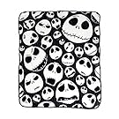 Nightmare Before Christmas 'Skulls' Super Plush Throw, 46 by 60-Inch