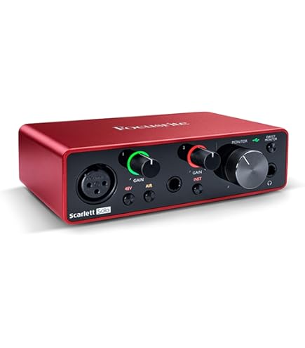 DTM・DAW Focusrite Scarlett 2i2 (gen4) Scarlett Solo 4th Generation | Focusrite