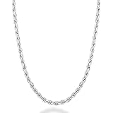 NYC Sterling Silver Chain Link Necklace 