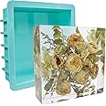 Large Square Silicone Mold 8" for Resin and Soap, Deep Cube Epoxy Resin Molds for Flowers & Bouquet Preservation, Resin Art Casting, Wedding, Valentine, Home Decor (Grossy) 8" x 2.5"